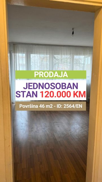 ✔️Prodaja ✔️Namješten ✔️Jednosoban stan ✔️46 m² ✔️I sprat ✔️Kvalitetna stara gradnja ✔️Dnevni boravak sa kuhinjom i trpezarijom ✔️Spavaća soba ✔️Hodnik ✔️Ostava ✔️Kupatilo ✔️Dva balkona ✔️PVC stolarija sa roletnama ✔️Grijanje na konvektore

📩 Pišite u DM za više informacija!
 🔑 Broj nekretnine / ID: 2564/EN
 🚫 Sve naše usluge za kupce su besplatne!

📱 Kontakt: 066/900-222 i 066/900-333 🌐 www.emporium-nekretnine.com

📍 Posjetite nas: Agencija za poslovanje nekretninama Ive Andrića br. 11, 76100 Brčko distrikt, BiH

📷 Pogledajte fotografije i rezervišite svoj termin za razgledanje!

✨ Mjesto gdje budućnost nije briga. Samo uživanje. 🏡💫