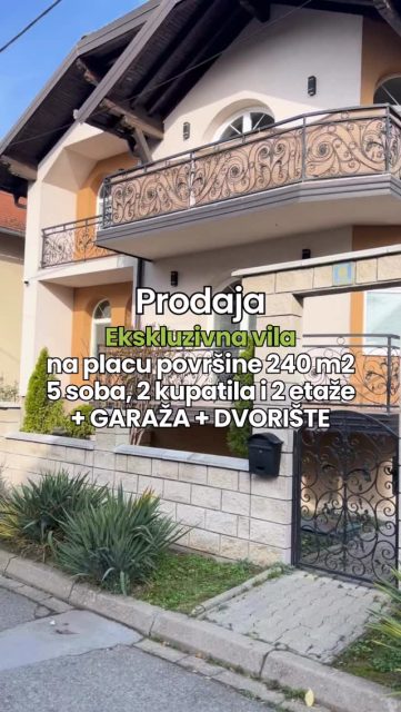 ✔️Ekskluzivna Vila u Brčkom ✔️ Površina: 300 m2 ✔️Plac: 240 m2 ✔️Sut+Pr+Pot ✔️Garaža ✔️Kvalitetna gradnja ✔️Suterenski prostor od 100 m2 ✔️PVC stolarija Herceg ✔️Kvalitetni parketi ✔️Protivprovalna ulazna vrata ✔️Klima uređaj ✔️Solarne tube za grijanje (9kw) ✔️Ručno izrađen kamin ✔️Kovanje gvožđe za ograde ✔️Kompletno ograđeno dvorište ✔️LED svjetla na cijelom objektu ✔️Nadzorni sistem
✅ Mogućnost zamjene za stan u novoj gradnji do 100.000,00 KM uz doplatu ostatka vrijednosti!
🔑 Broj Nekretnine/ ID: 1698/EN
🚫 Sve naše usluge za kupce su besplatne!
Kontakt:
📱 Mobilni: 066/900-222 i 066/900-333
🌐 www.emporium-nekretnine.com
📍Posjetite nas:
Agencija za poslovanje nekretninama
Ive Andrića br.11, 76100 Brčko distrikt, BiH
📷 Pogledajte fotografije i rezervišite svoj termin za razgledanje!
Mjesto gdje budućnost nije briga! 🏡✨
#EmporiumNekretnine #Nekretnine #brčko