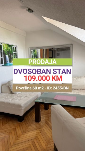 ✔️Prodaja ✔️Dvosoban stan ✔️Centar ✔️Brčko ✔️Namješten ✔️60m2 ✔️V sprat
Pišite nam u DM za više informacija!
🔑 Broj Nekretnine/ ID: 2455/BN
🚫 Sve naše usluge za kupce su besplatne!
Kontakt:
📱 Mobilni: 066/900-222 i 066/900-333
🌐 www.emporium-nekretnine.com
📍Posjetite nas:
Agencija za poslovanje nekretninama
Ive Andrića br.11, 76100 Brčko distrikt, BiH
📷 Pogledajte fotografije i rezervišite svoj termin za razgledanje!�
Mjesto gdje budućnost nije briga. Samo uživanje. 🏡✨