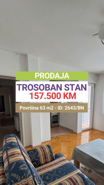 ✔️ Prodaja ✔️Polunamješten ✔️Trosoban stan ✔️Nova gradnja ✔️Centar grada ✔️II sprat ✔️Lift ✔️63 m² ✔️Dnevna soba ✔️Uvučena kuhinja ✔️Dvije spavaće sobe ✔️Kupatilo ✔️Hodnik ✔️Balkon ✔️Nova gradnja ✔️Zgrada sa liftom ✔️Funkcionalan trosoban raspored ✔️Balkon ✔️Atraktivna lokacija u blizini svih bitnih sadržaja

📩 Pišite u DM za više informacija!
�🔑 Broj nekretnine / ID: 2643/BN
�🚫 Sve naše usluge za kupce su besplatne!

📱 Kontakt:�066/900-222 i 066/900-333�🌐 www.emporium-nekretnine.com

📍 Posjetite nas:�Agencija za poslovanje nekretninama�Ive Andrića br. 11, 76100 Brčko distrikt, BiH

📷 Pogledajte fotografije i rezervišite svoj termin za razgledanje!

✨ Mjesto gdje budućnost nije briga. Samo uživanje. 🏡💫

#emporiumnekretnine #brčko #zemljište #kupovinanekretnina