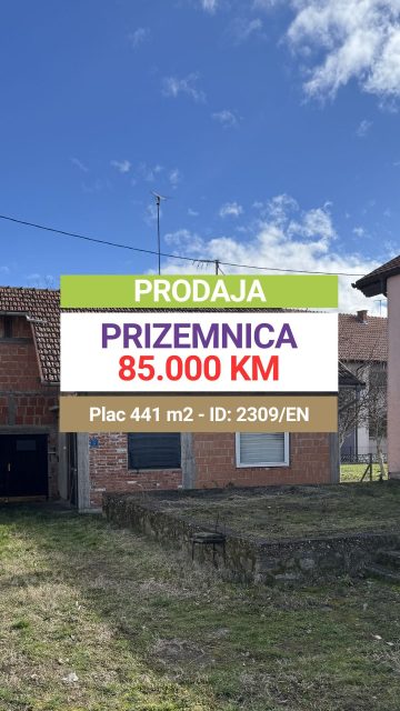✔️Prodaja ✔️Prizemna kuća ✔️Površina kuće 69m2 ✔️Plac 441m2 ✔️Dnevni boravk sa kuhinjom ✔️Spavaća soba ✔️Kupatilo ✔️Hodnik ✔️Garaža ✔️Ostava ✔️Dvorište 291m2 ✔️Temelj 70m2
📩 Pišite u DM za više informacija!
🔑 Broj nekretnine / ID: 2309/EN
🚫 Sve naše usluge za kupce su besplatne!
📱 Kontakt:
066/900-222 i 066/900-333
🌐 www.emporium-nekretnine.com
📍 Posjetite nas:
Agencija za poslovanje nekretninama
Ive Andrića br. 11, 76100 Brčko distrikt, BiH
📷 Pogledajte fotografije i rezervišite svoj termin za razgledanje!
✨ Mjesto gdje budućnost nije briga. Samo uživanje. 🏡💫
#emporiumnekretnine #brčko #prizemnica #kupovinanekretnina