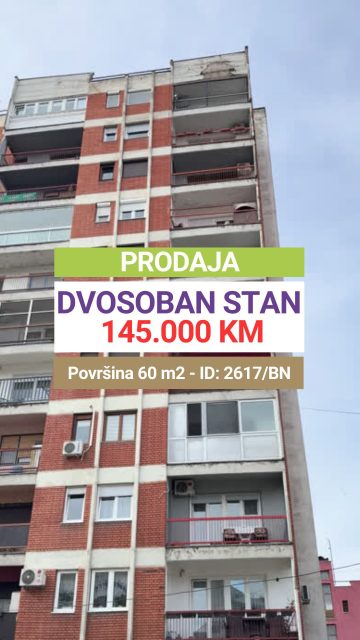 ✔️Prodaja ✔️Dvosoban namješten stan ✔️Centar ✔️V sprat ✔️60 m² ✔️Dnevna soba ✔️Kuhinja ✔️Trpezarija ✔️Spavaće sobe ✔️Kupatilo ✔️Hodnik ✔️Ostava ✔️Balkon ✔️Drvena stolarija ✔️Odmah useljiv ✔️Dva lifta

📩 Pišite u DM za više informacija!

🔑 Broj nekretnine / ID: 2617/BN

🚫 Sve naše usluge za kupce su besplatne!

📱 Kontakt:
066/900-222 i 066/900-333
🌐 www.emporium-nekretnine.com

📍 Posjetite nas:
Agencija za poslovanje nekretninama
Ive Andrića br. 11, 76100 Brčko distrikt, BiH

📷 Pogledajte fotografije i rezervišite svoj termin za razgledanje!

✨ Mjesto gdje budućnost nije briga. Samo uživanje. 🏡💫

#emporiumnekretnine #brčko #kupovinanekretnina