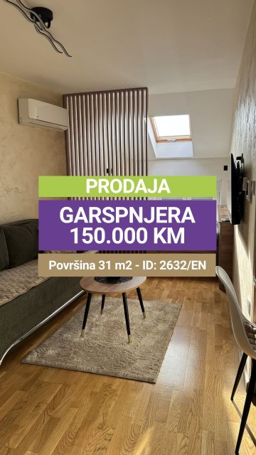 ✔️Prodaja ✔️Namještena garsonjera ✔️Lift ✔️Centar ✔️Parking ✔️V sprat ✔️31 m² ✔️Dnevna soba sa kuhinjom i trpezarijom ✔️Kupatilo ✔️Kompletno nova bijela tehnika ✔️Kombinovana mašina za pranje i sušenje veša ✔️Etažno grijanje ✔️Inverter klima uređaj ✔️PVC stolarija ✔️Sigurnosna ulazna vrata ✔️Visokokvalitetna unutrašnja obrada – laminat, keramika i moderni detalji

📩 Pišite u DM za više informacija!

🔑 Broj nekretnine / ID: 2632/EN

🚫 Sve naše usluge za kupce su besplatne!

📱 Kontakt:
066/900-222 i 066/900-333
🌐 www.emporium-nekretnine.com

📍 Posjetite nas:
Agencija za poslovanje nekretninama
Ive Andrića br. 11, 76100 Brčko distrikt, BiH

📷 Pogledajte fotografije i rezervišite svoj termin za razgledanje!

✨ Mjesto gdje budućnost nije briga. Samo uživanje. 🏡💫

#emporiumnekretnine #brčko #kupovinanekretnina