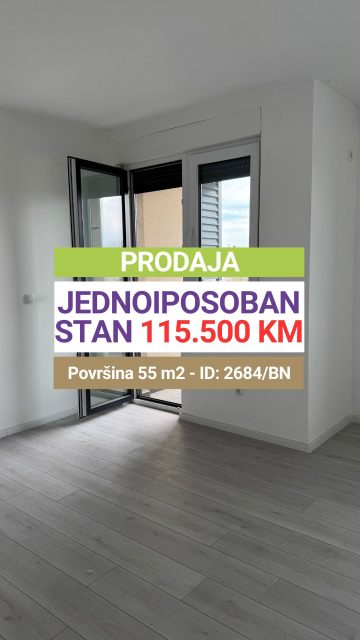 ✔️Prodaja ✔️Jednoiposoban stan ✔️55m² ✔️Brezik ✔️Visoko prizemlje ✔️Nova gradnja
📩 Pišite u DM za više informacija!
�🔑 Broj nekretnine / ID: 2684/BN
�🚫 Sve naše usluge za kupce su besplatne!
📱 Kontakt:�066/900-222 i 066/900-333�🌐 www.emporium-nekretnine.com
📍 Posjetite nas:�Agencija za poslovanje nekretninama�Ive Andrića br. 11, 76100 Brčko distrikt, BiH
📷 Pogledajte fotografije i rezervišite svoj termin za razgledanje!
✨ Mjesto gdje budućnost nije briga. Samo uživanje. 🏡💫
#emporiumnekretnine #brčko #kupovinanekretnina