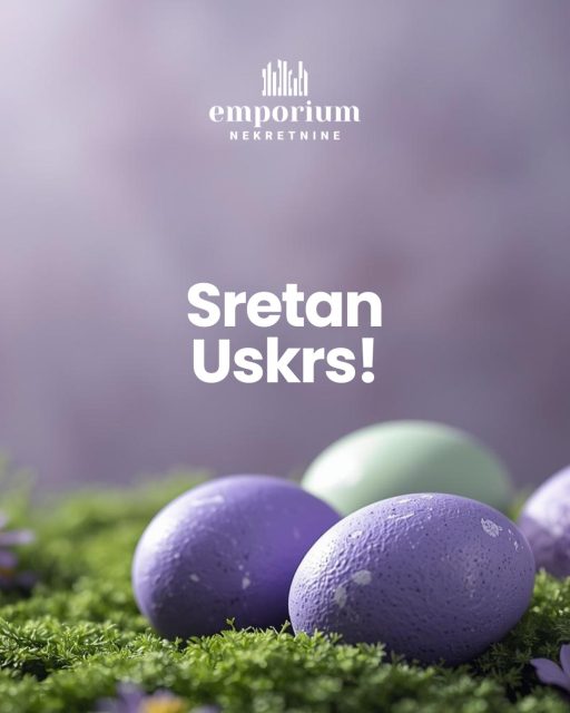 Sretan Uskrs! 🐣
Neka vam ovaj praznik donese mir, radost i toplinu doma.
Vaš Emporium Nekretnine.