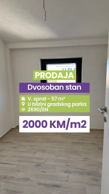 ✔️Prodaja ✔️Useljiv ✔️Dvoposoban stan ✔️57 m² ✔️ V. sprat ✔️Etažno grijanje ✔️Lift

📩 Pišite u DM za više informacija!
🔑 Broj nekretnine / ID: 2690/EN
🚫 Sve naše usluge za kupce su besplatne!

📱 Kontakt: 066/900-222 i 066/900-333 🌐 www.emporium-nekretnine.com

📍 Posjetite nas: Agencija za poslovanje nekretninama Ive Andrića br. 11, 76100 Brčko distrikt, BiH

📷 Pogledajte fotografije i rezervišite svoj termin za razgledanje!

✨ Mjesto gdje budućnost nije briga. Samo uživanje. 🏡💫

#emporiumnekretnine #brčko #kupovinanekretnina